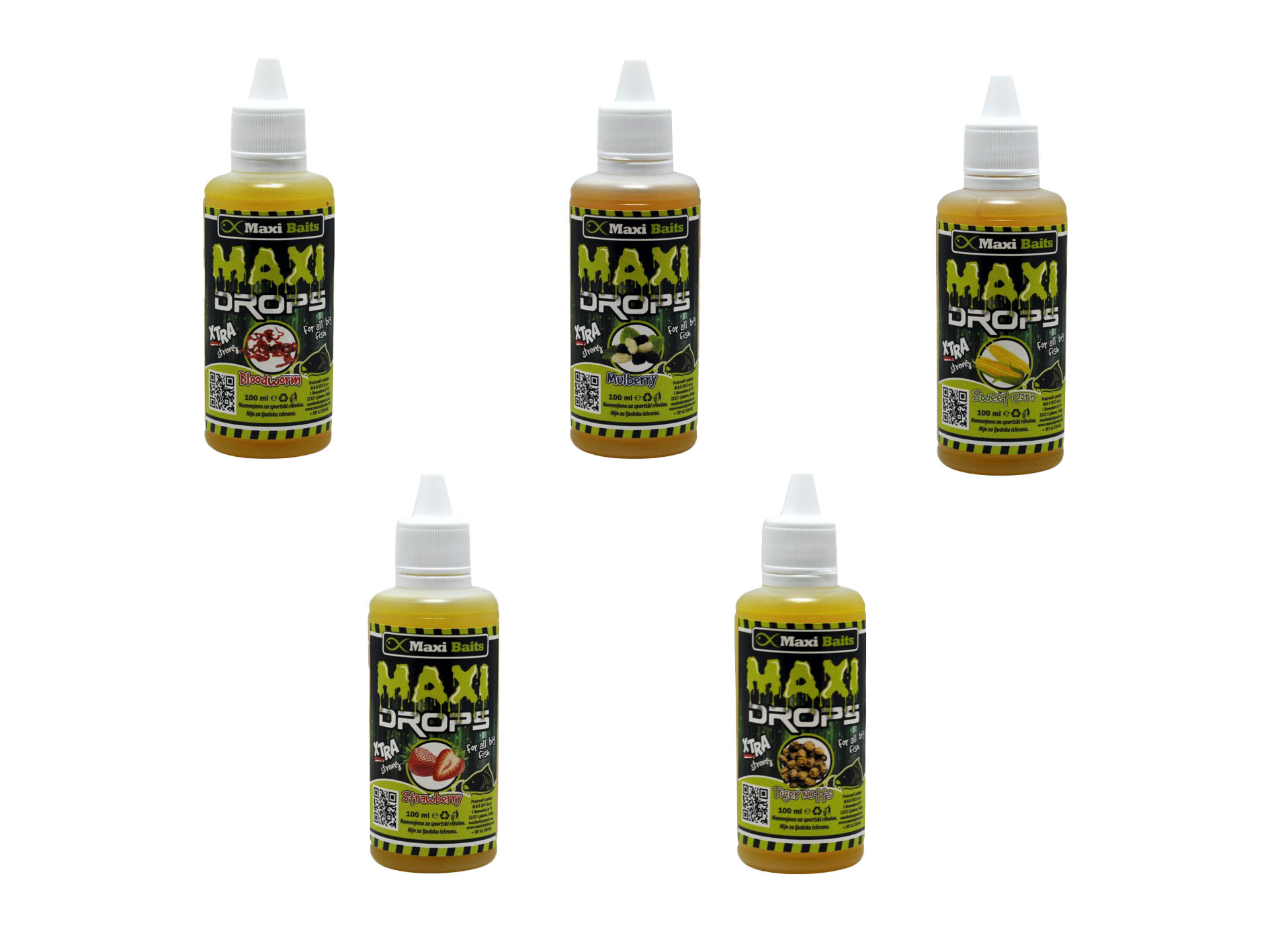 Maxi Baits Fluo Drops 100ml Ribolovačka Oprema Fazan